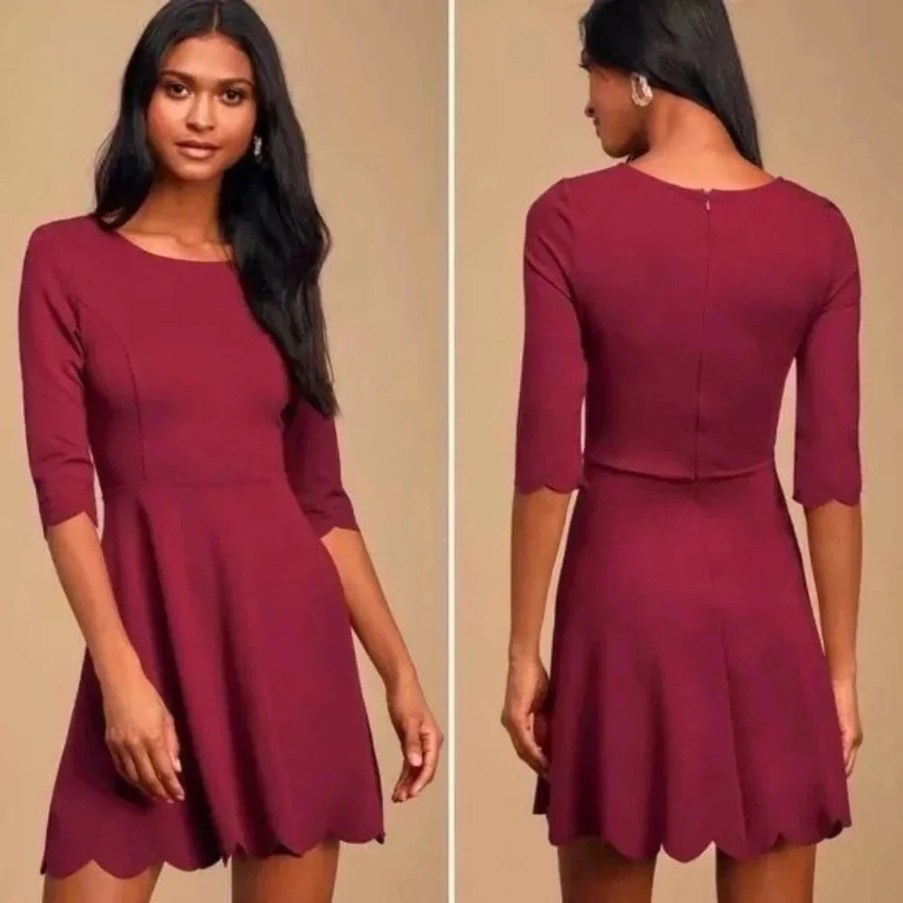 Lulu's Cumulonimbus Clouds Skater Mini Dress XS